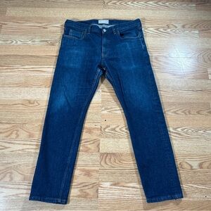 Everlane The Selvedge Slim Fit Jeans Mens 34x29 Blue Dark Wash Denim Stretch